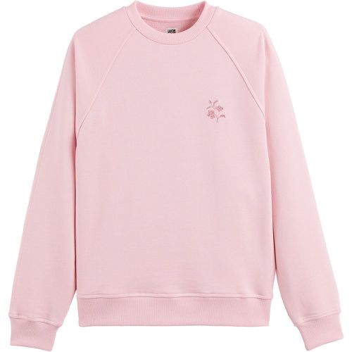 Plant-Dyed Cotton Sweatshirt with Floral Embroidery - LA REDOUTE COLLECTIONS - Modalova
