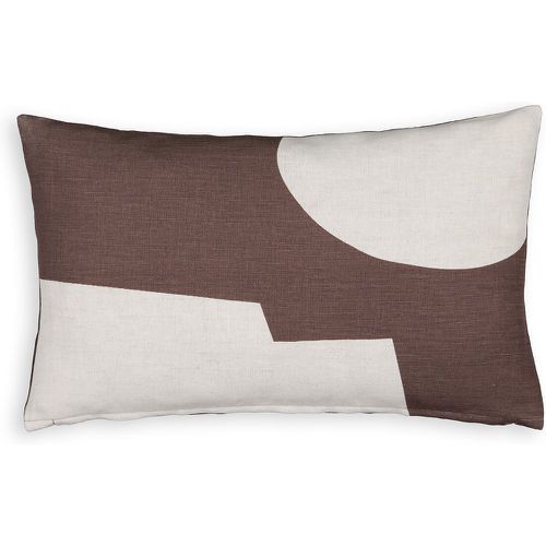 Kahama Abstract Linen Cotton Blend 50 x 30cm Rectangular Cushion Cover - LA REDOUTE INTERIEURS - Modalova