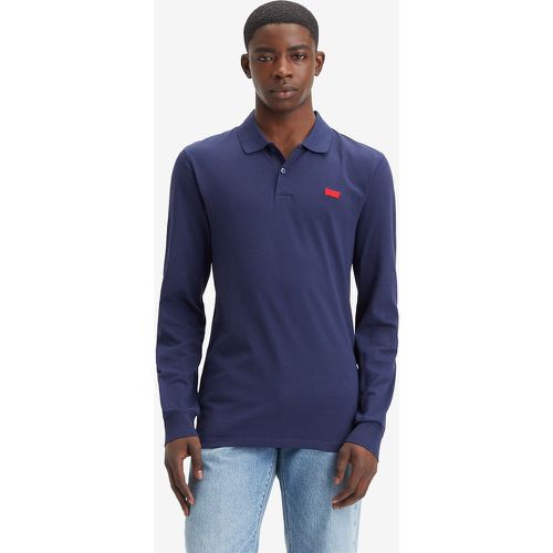 Embroidered Logo Polo Shirt in Cotton with Long Sleeves - Levi's - Modalova