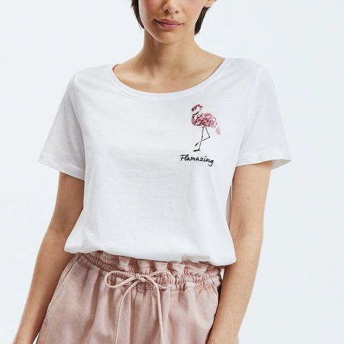 Printed Cotton T-Shirt with Short Sleeves - Only Tall - Modalova