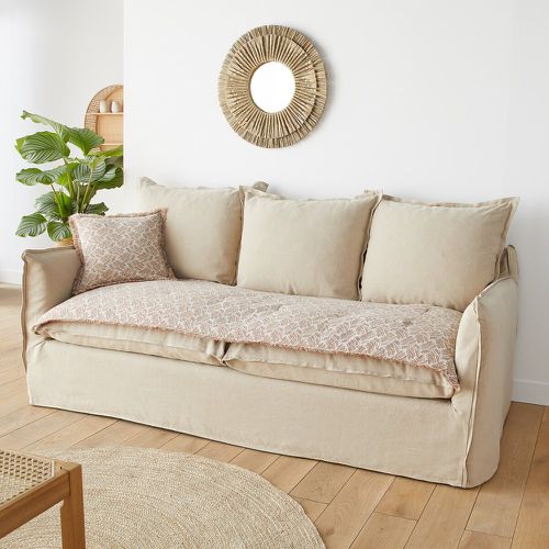 Orella Print Cotton Linen Blend 40 x 40cm Cushion Cover - LA REDOUTE INTERIEURS - Modalova