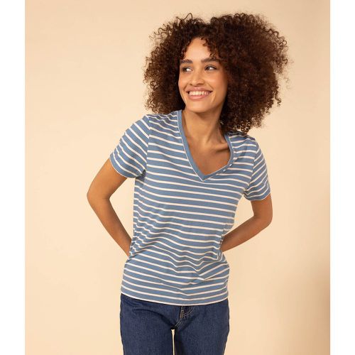 Le Droit Striped T-Shirt in Cotton Jersey - PETIT BATEAU - Modalova