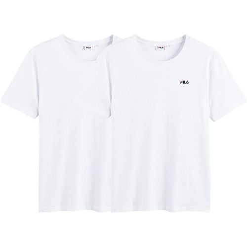 Pack of 2 Foundation T-Shirts in Cotton with Short Sleeves - Fila - Modalova