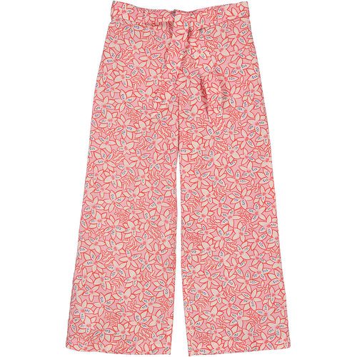 Floral Print Cotton Trousers with Wide Leg - LA REDOUTE COLLECTIONS - Modalova
