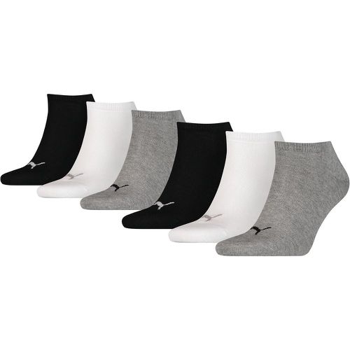 Pack of 6 Pairs of Socks in Cotton Mix - Puma - Modalova
