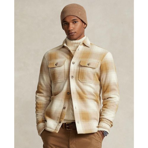 Checked Cotton Fleece Jacket - Polo Ralph Lauren - Modalova