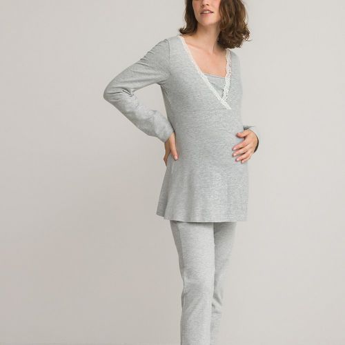 Maternity/Nursing Pyjamas in Cotton Mix - LA REDOUTE COLLECTIONS - Modalova