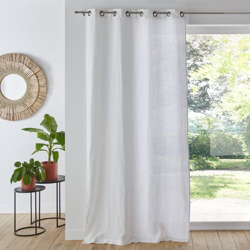Onega 100% Washed Linen Curtain with Eyelets - LA REDOUTE INTERIEURS - Modalova