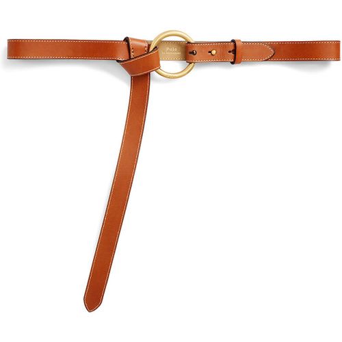 Leather Skinny Belt - Polo Ralph Lauren - Modalova