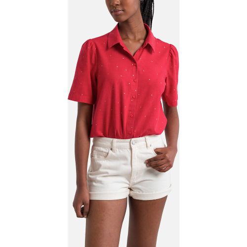 Polka Dot Cotton Blouse - Pieces - Modalova