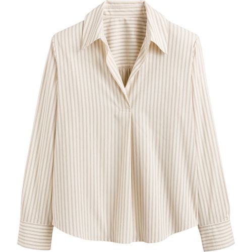 Striped Cotton Oversized Tunic Top - LA REDOUTE COLLECTIONS - Modalova