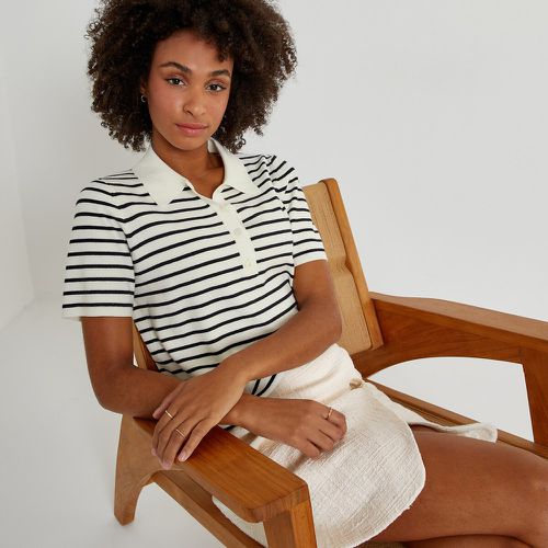 Striped Polo Shirt with Short Sleeves - LA REDOUTE COLLECTIONS - Modalova