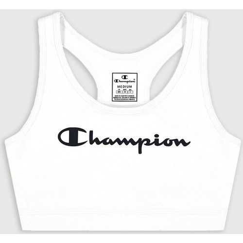 Light Support Sports Bra with Logo Print in Cotton - Champion - Modalova