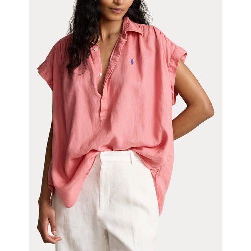 Linen Short Sleeve Blouse - Polo Ralph Lauren - Modalova