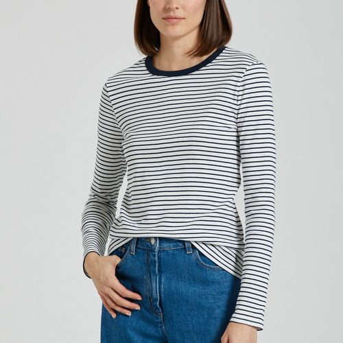 Iconic Striped Cotton T-Shirt with Long Sleeves - PETIT BATEAU - Modalova