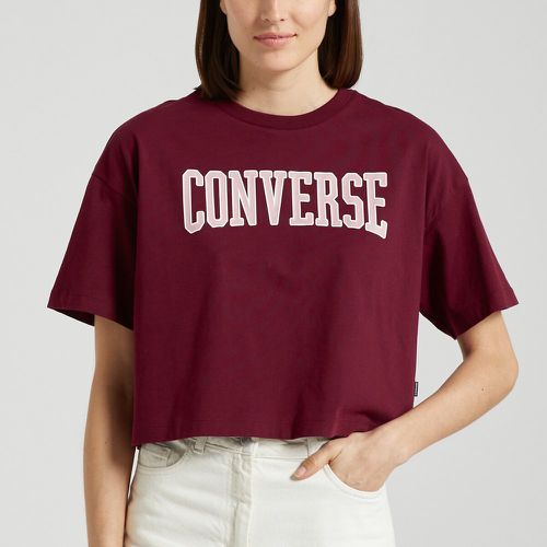 Logo Print Boxy T-Shirt in Cotton - Converse - Modalova