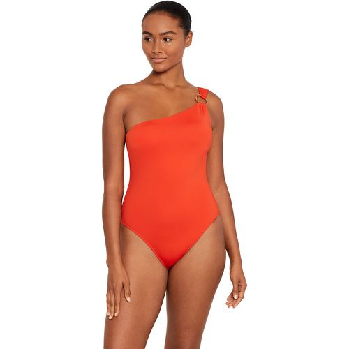 Beach Club Solids Asymmetric Swimsuit - Lauren Ralph Lauren - Modalova