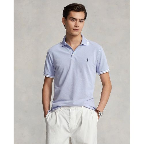 Stretch Cotton Polo Shirt with Logo Embroidery and Short Sleeves - Polo Ralph Lauren - Modalova