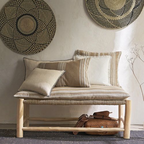 Belaga Striped Square Cotton / Linen Cushion Cover - LA REDOUTE INTERIEURS - Modalova
