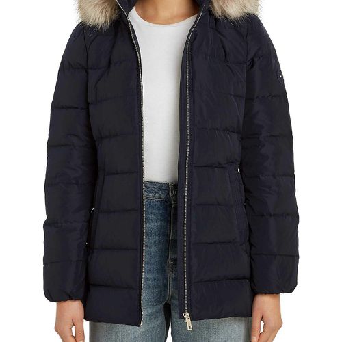 Hooded Padded Puffer Jacket, Mid-Length - Tommy Hilfiger - Modalova