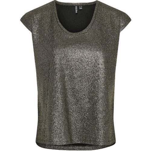 Sparkly Short Sleeve T-Shirt - Pieces - Modalova