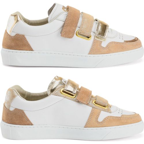 Leather Trainers with Touch 'n' Close Fastening - CAVAL - Modalova