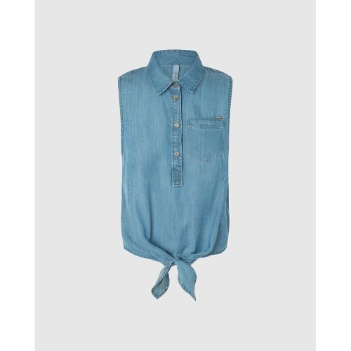 Sleeveless Tie-Hem Blouse - Pepe Jeans - Modalova