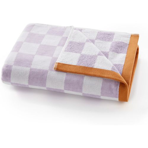 Mira Checkerboard 100% Cotton Velour Towel - LA REDOUTE INTERIEURS - Modalova