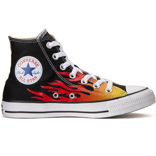 Chuck Taylor All Star Archive Prints High Top Trainers with Flame Print - Converse - Modalova