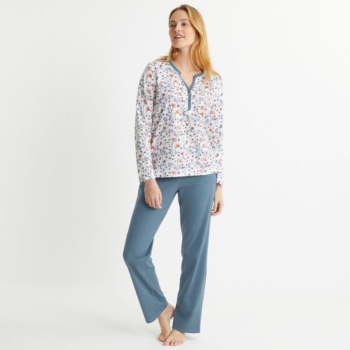 Printed Organic Cotton Pyjamas with Long Sleeves - Anne weyburn - Modalova