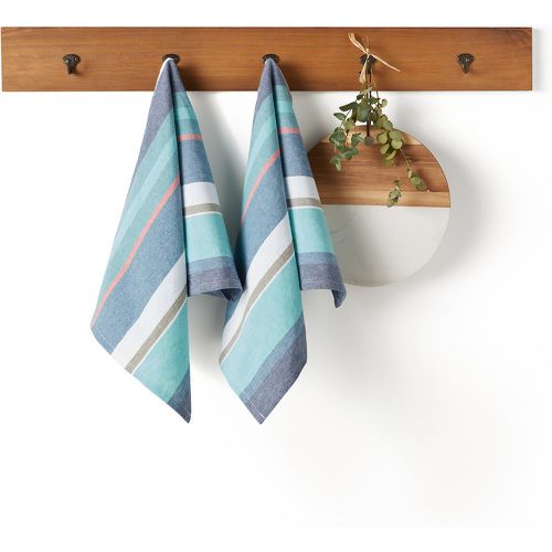 Set of 2 Antika Striped Woven-Dyed 100% Organic Cotton Tea Towels - LA REDOUTE INTERIEURS - Modalova
