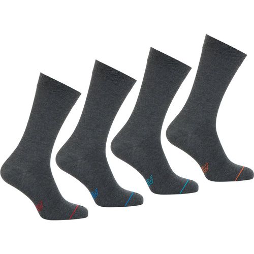 Pack of 4 Pairs of Plain Crew Socks - Athena - Modalova