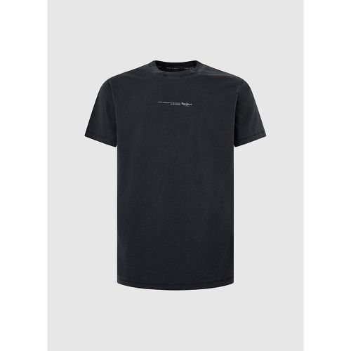 Cotton Logo Print T-Shirt with Short Sleeves, Regular Fit - Pepe Jeans - Modalova