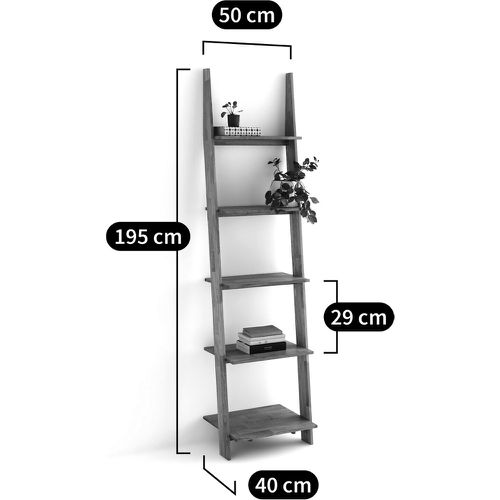 Domeno Oak Ladder Wall Shelf - LA REDOUTE INTERIEURS - Modalova