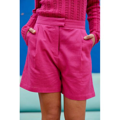 Sorine Loose Fit Shorts in Linen/Cotton with High Waist - LA PETITE ETOILE - Modalova