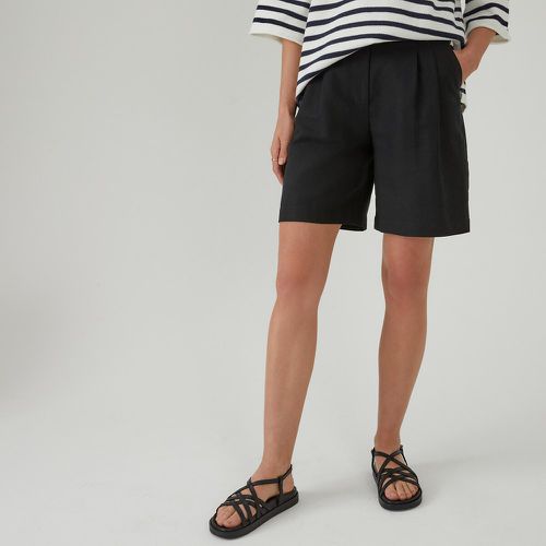 Linen/Cotton Bermuda Shorts with Pleat Front - LA REDOUTE COLLECTIONS - Modalova