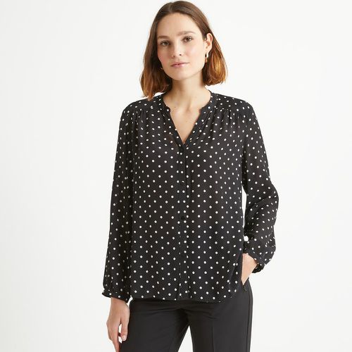 Blouse with Crew Neck and Long Sleeves - Anne weyburn - Modalova