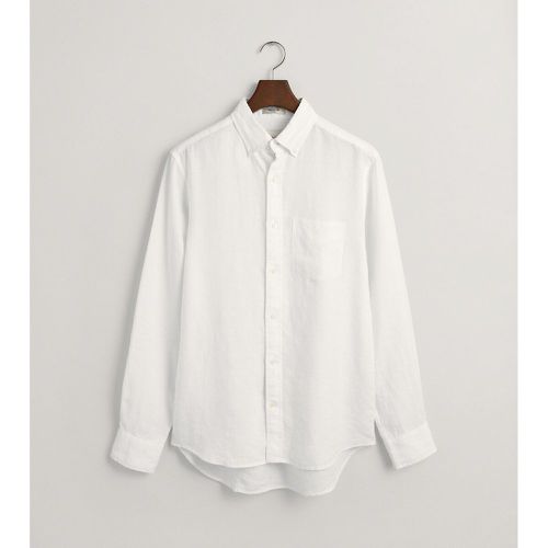 Linen Regular Fit Shirt - Gant - Modalova
