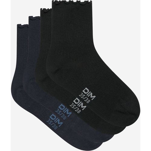 Pack of 2 Pairs of Socks with Ruffled Edging - Dim - Modalova