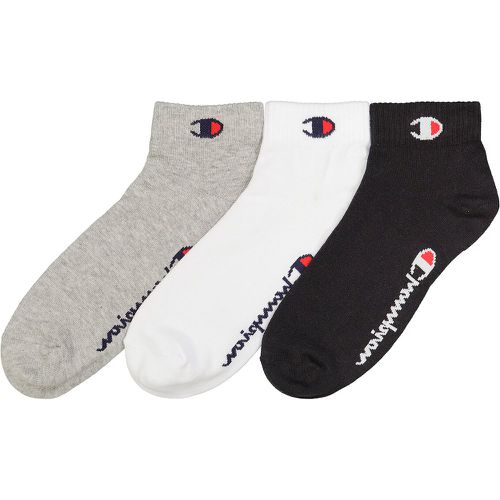 Pack of 3 Pairs of Trainer Socks in Cotton Mix - Champion - Modalova