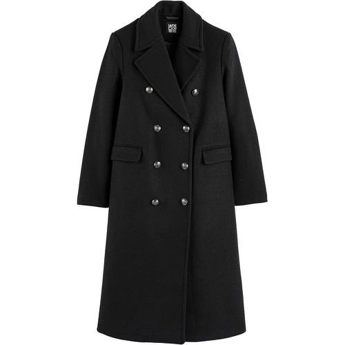 Recycled Double-Breasted Pea Coat in Wool Mix - LA REDOUTE COLLECTIONS - Modalova
