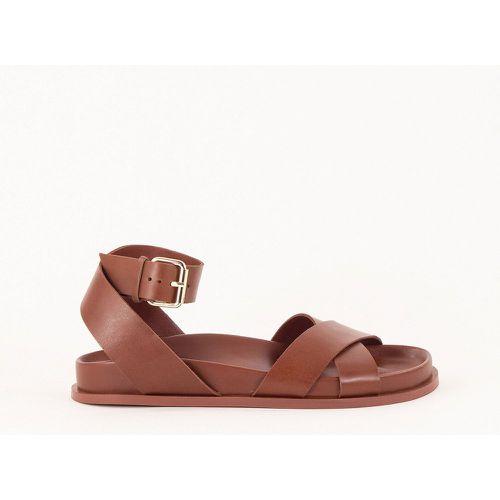Imsouane Leather Flat Sandals - SESSUN - Modalova