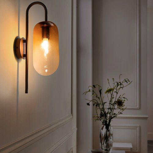 Linterna Amber Glass Wall Light - AM.PM - Modalova
