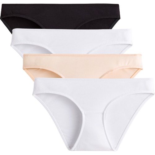 Pack of 4 Maternity Knickers in Cotton - LA REDOUTE COLLECTIONS - Modalova