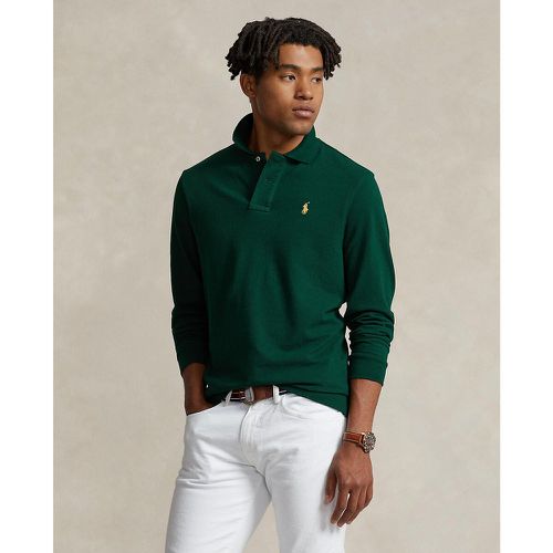 Custom Fit Polo Shirt in Cotton with Long Sleeves - Polo Ralph Lauren - Modalova
