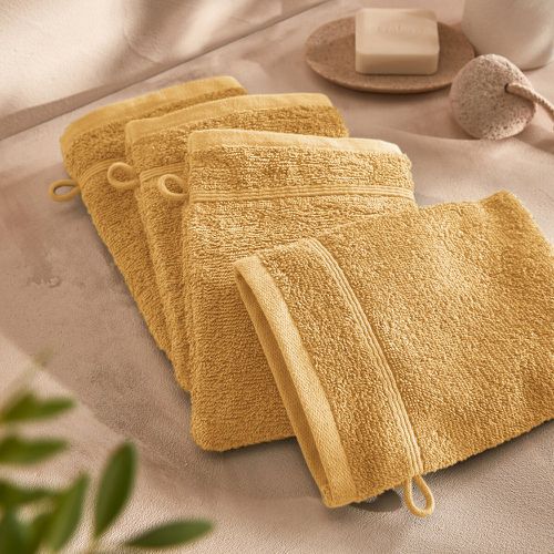 Set of 4 Zavara 100% Cotton Towelling Washcloths - LA REDOUTE INTERIEURS - Modalova