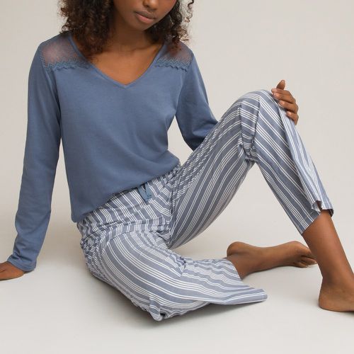 Cotton Long Sleeve Pyjamas - LA REDOUTE COLLECTIONS - Modalova