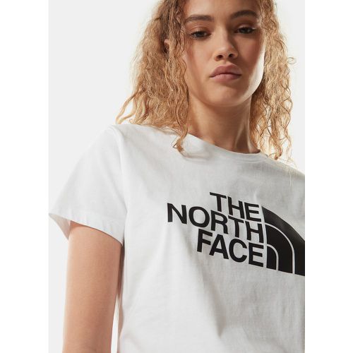 Easy Cotton T-Shirt with Logo Print, Crew Neck and Short Sleeves - The North Face - Modalova