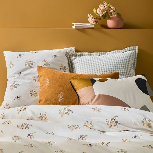 Véra Floral Cotton / Washed Linen Pillowcase - LA REDOUTE INTERIEURS - Modalova