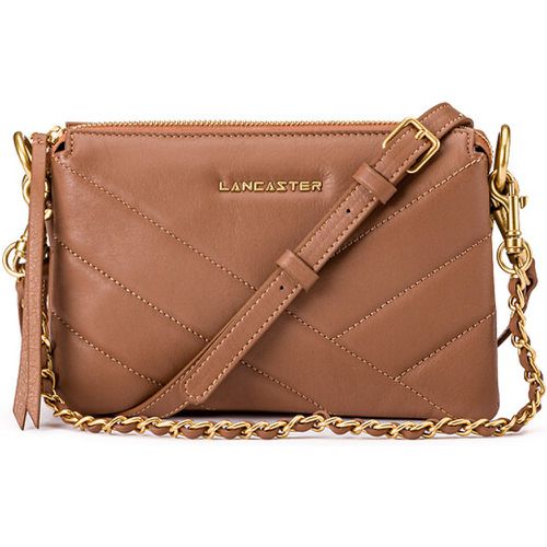 S Soft Crossbody Bag in Quilted Leather with Zip Fastening - Lancaster - Modalova